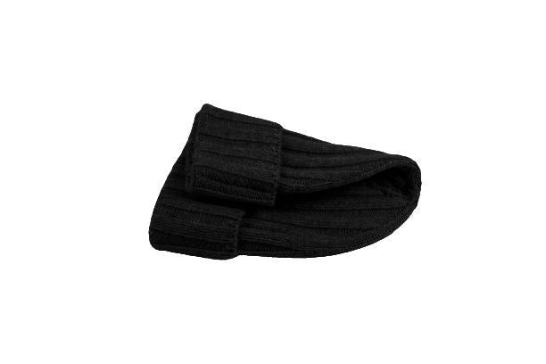Cashmere Ribbed Chunky Cap