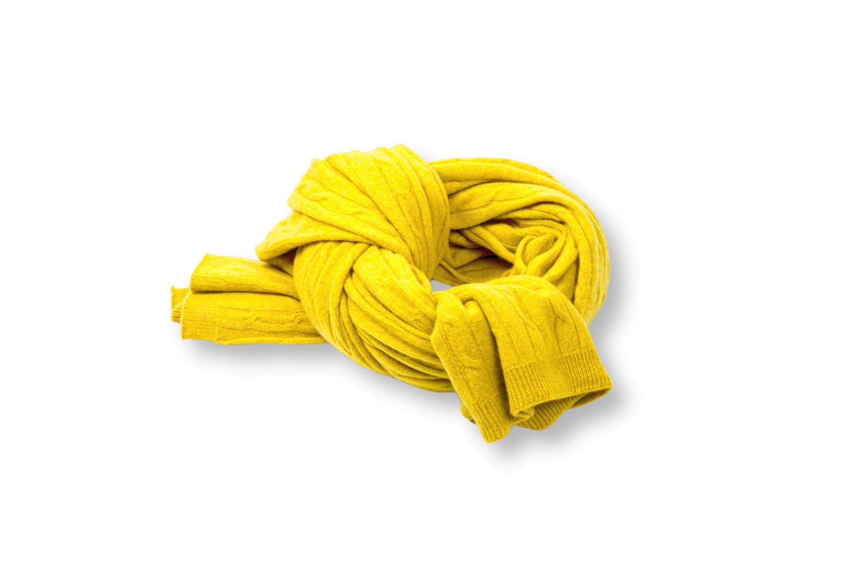 Cashmere Cable Shawl