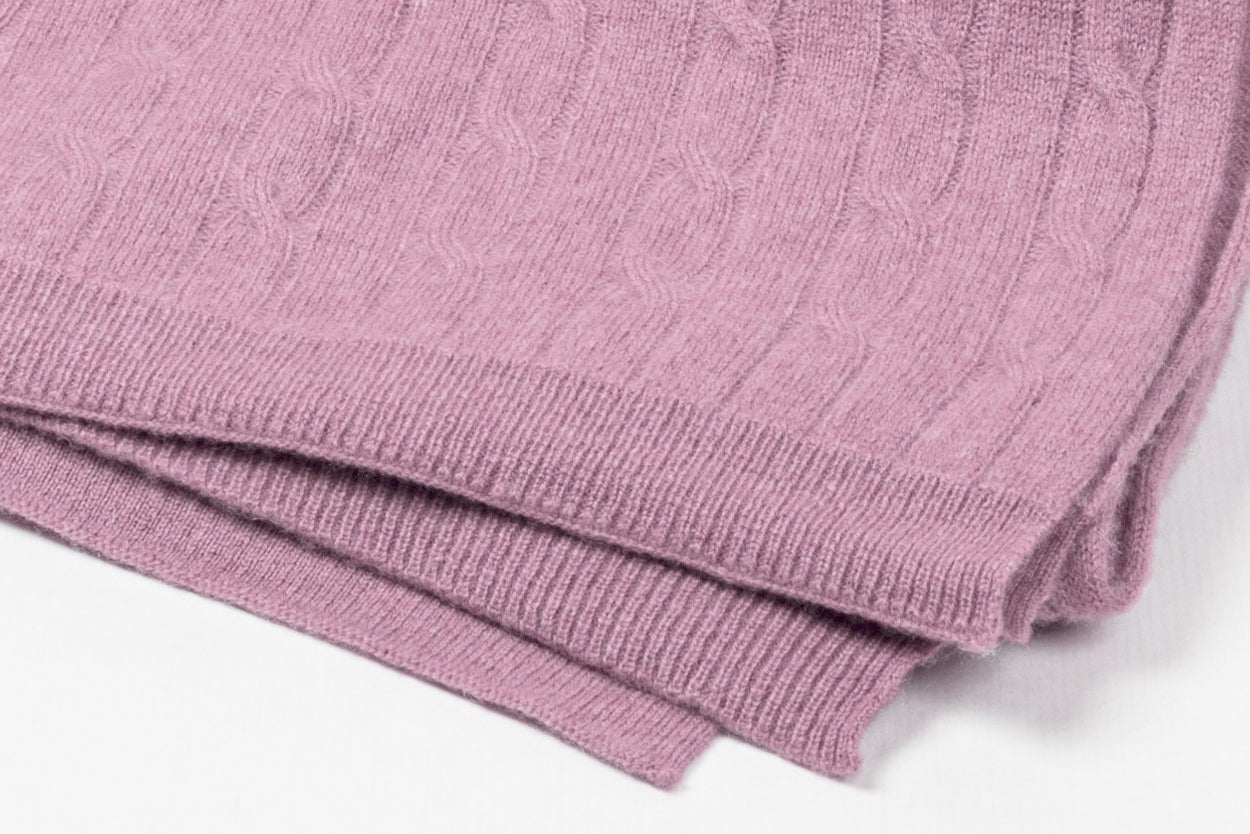 Cashmere Cable Shawl
