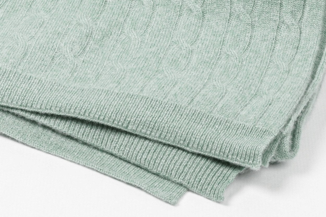 Cashmere Cable Shawl