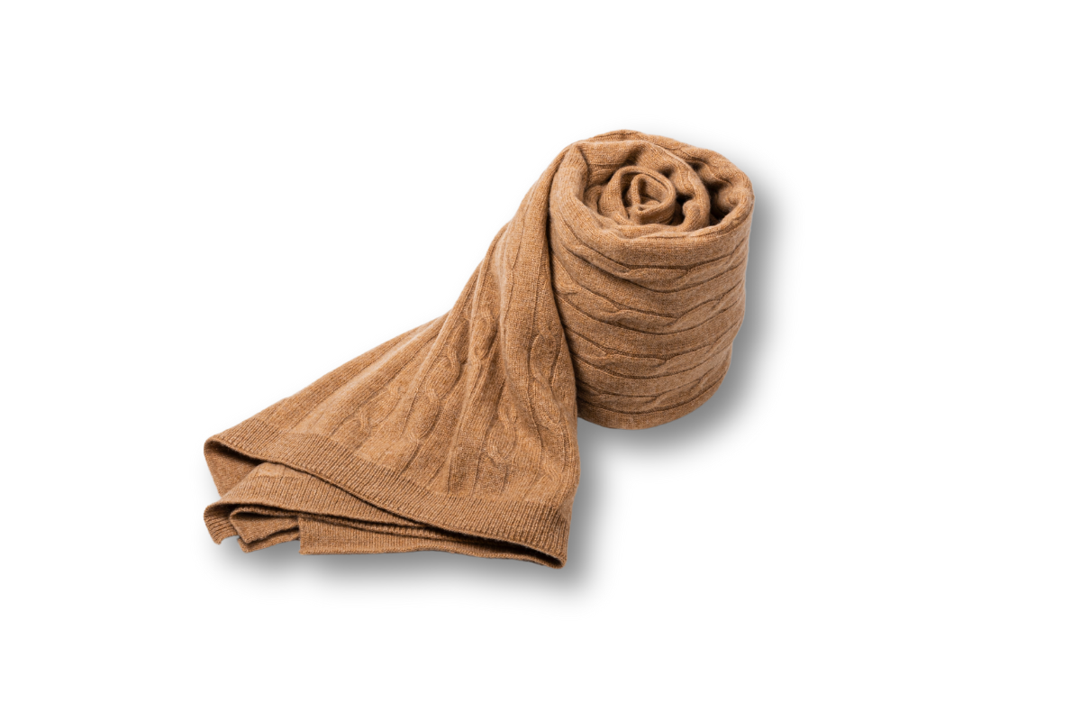 Cashmere Cable Shawl