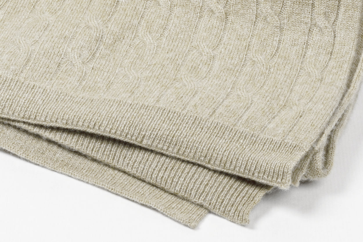 Cashmere Cable Shawl