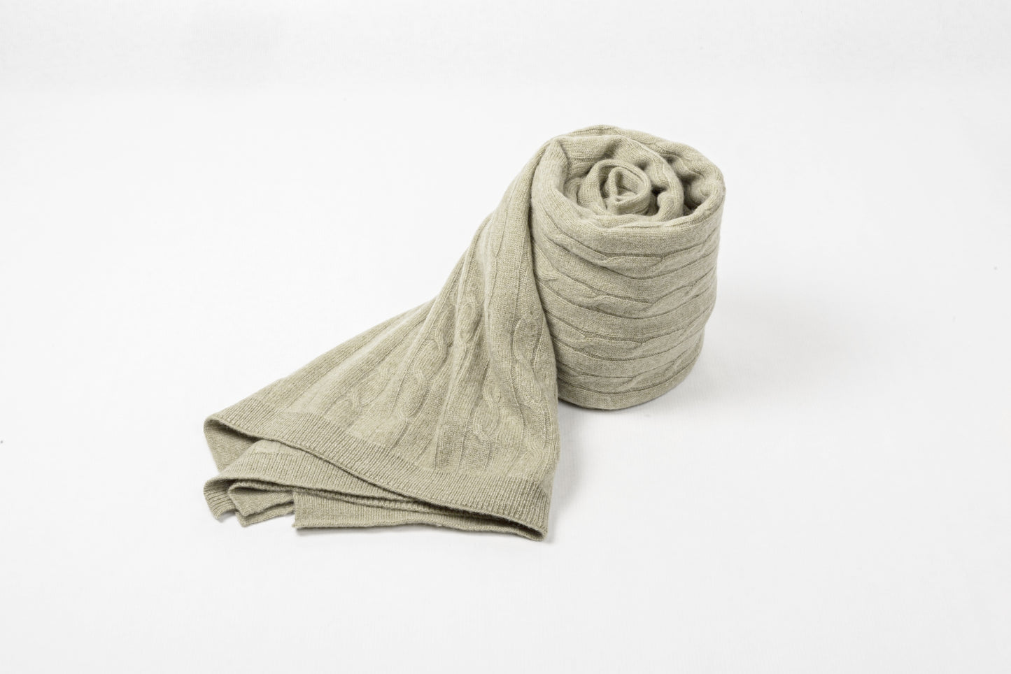 Cashmere Cable Shawl