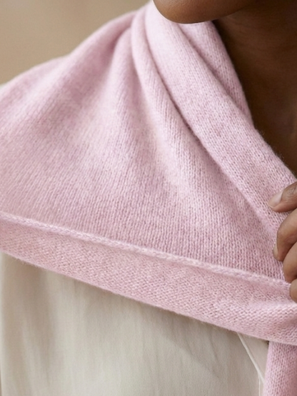 Cashmere Loose Knit Shawl