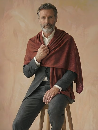 Cashmere Loose Knit Shawl