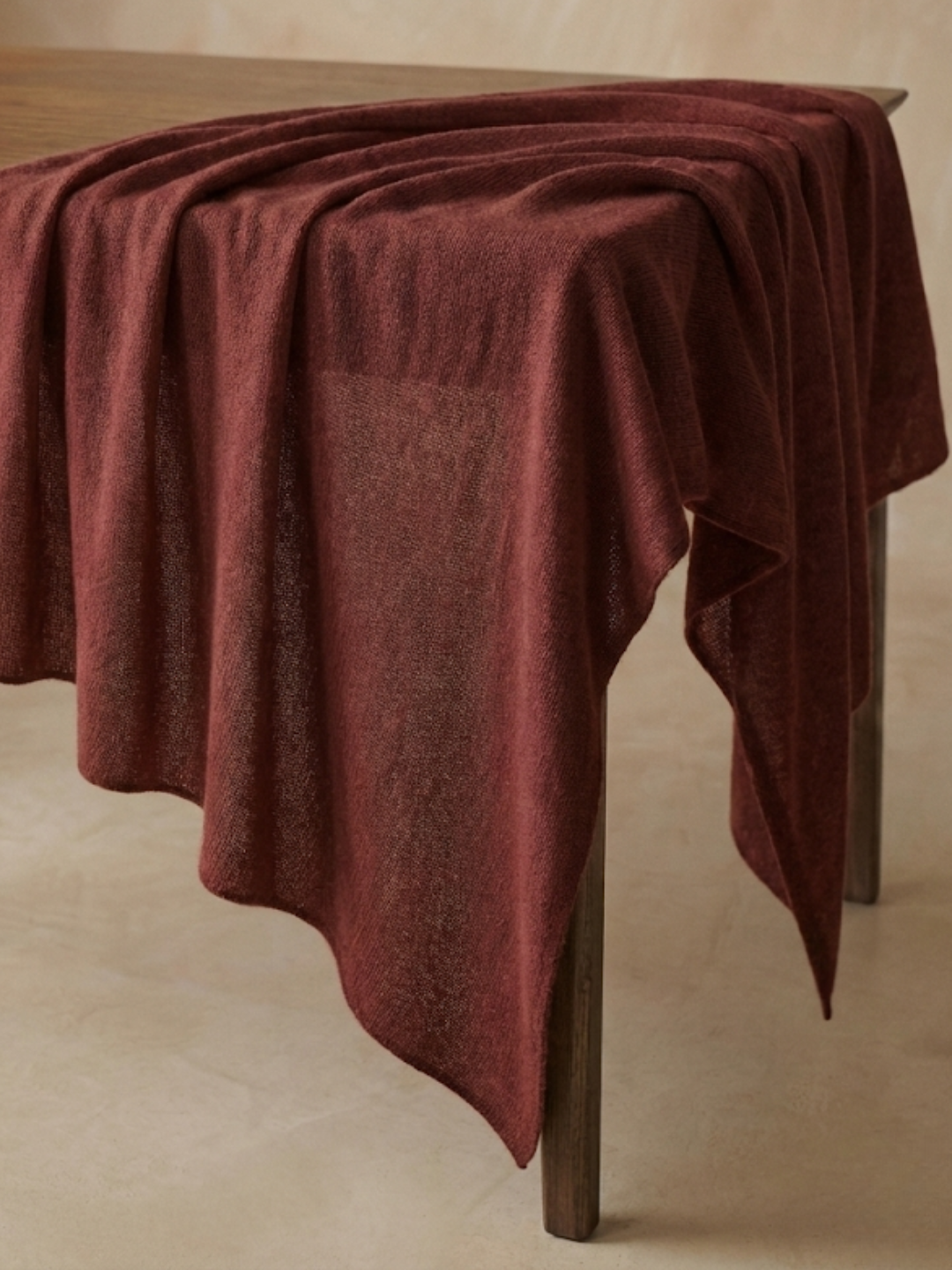 Cashmere Loose Knit Shawl