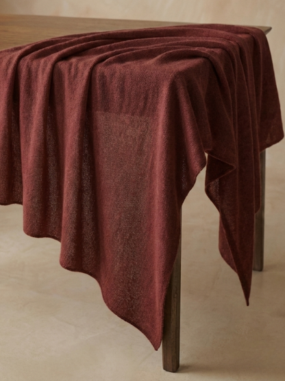 Cashmere Loose Knit Shawl