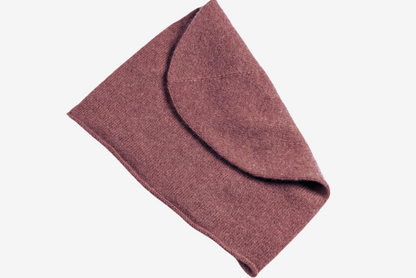 Ambre Sultane color cashmere Lightweight Reverse Knit Cap by Rayaa