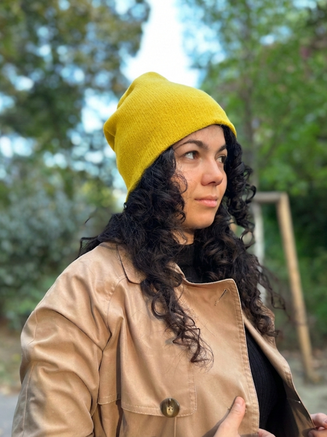 Cashmere Luxury Reverse Knit Cap