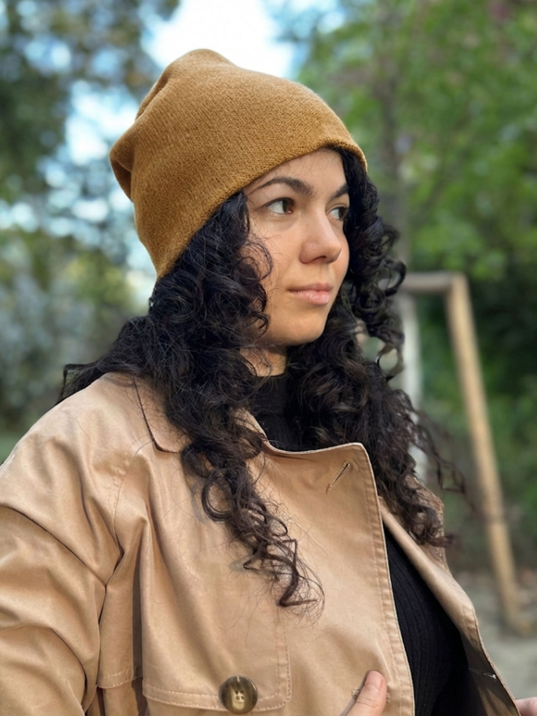 Cashmere Luxury Reverse Knit Cap
