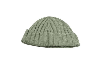 Cashmere Ribbed Chunky Cap