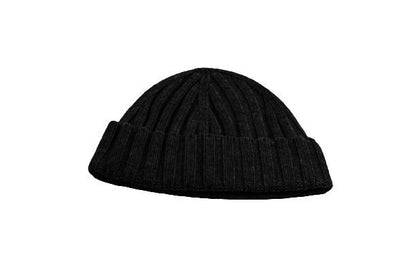 Cashmere Ribbed Chunky Cap
