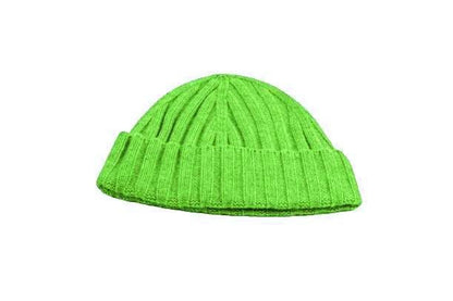 Cashmere Ribbed Chunky Cap