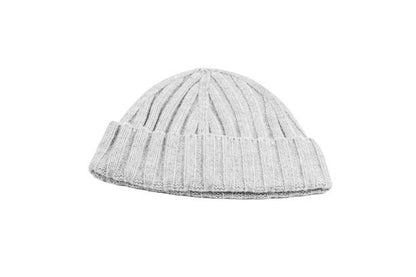 Cashmere Ribbed Chunky Cap