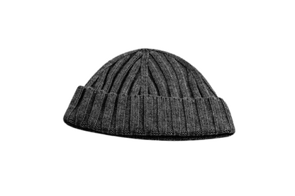 Cashmere Ribbed Chunky Cap