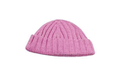 Cashmere Ribbed Chunky Cap