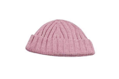 Cashmere Ribbed Chunky Cap