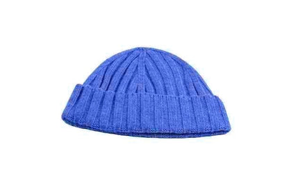 Cashmere Ribbed Chunky Cap