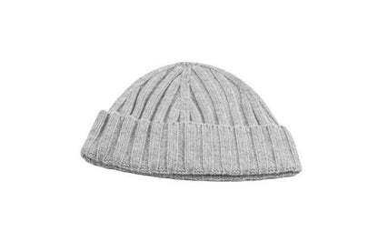 Cashmere Ribbed Chunky Cap
