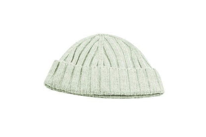 Cashmere Ribbed Chunky Cap