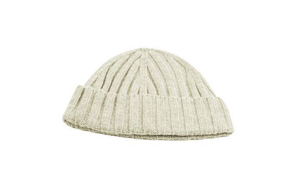 Cashmere Ribbed Chunky Cap