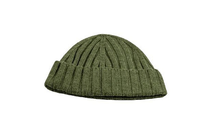 Cashmere Ribbed Chunky Cap