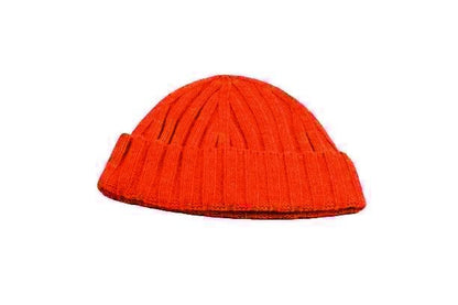 Cashmere Ribbed Chunky Cap