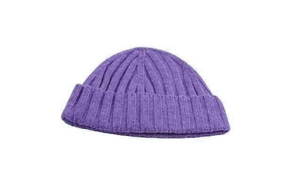 Cashmere Ribbed Chunky Cap