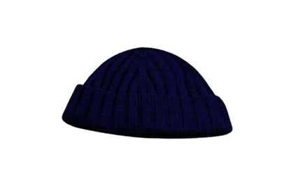 Cashmere Ribbed Chunky Cap