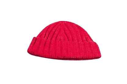 Cashmere Ribbed Chunky Cap