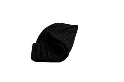 Cashmere Ribbed Chunky Cap