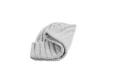 Cashmere Ribbed Chunky Cap