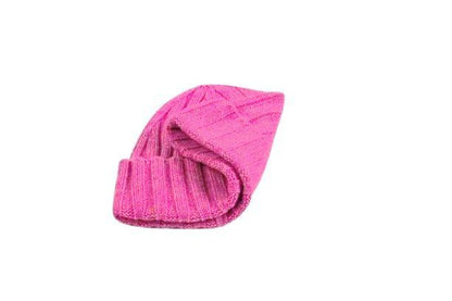 Cashmere Ribbed Chunky Cap