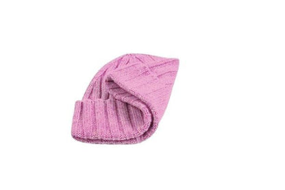 Cashmere Ribbed Chunky Cap