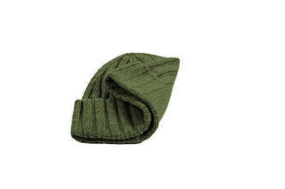 Cashmere Ribbed Chunky Cap