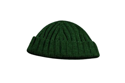 Cashmere Ribbed Chunky Cap