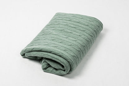 Cashmere Cable Shawl | Luxury woven in softness