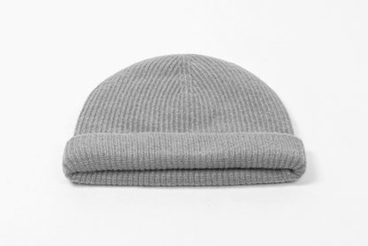 Heavy Rib Cashmere Cap