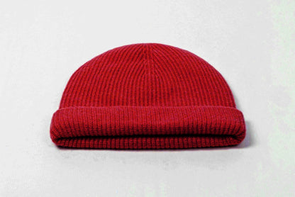 Heavy Rib Cashmere Cap