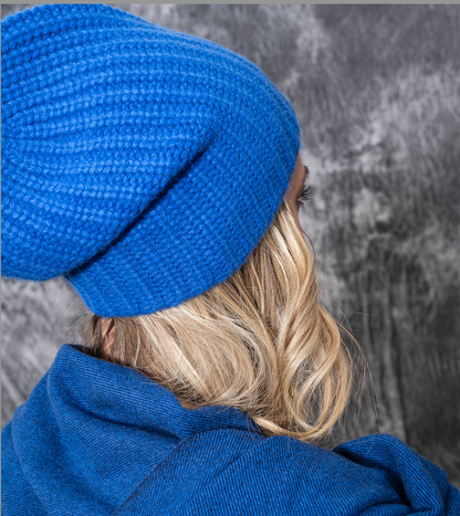 Heavy Rib Cashmere Cap