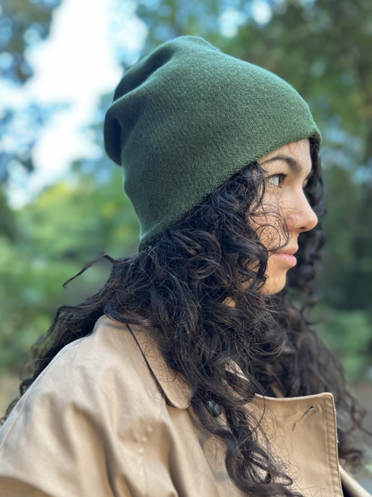 Cashmere Luxury Reverse Knit Cap